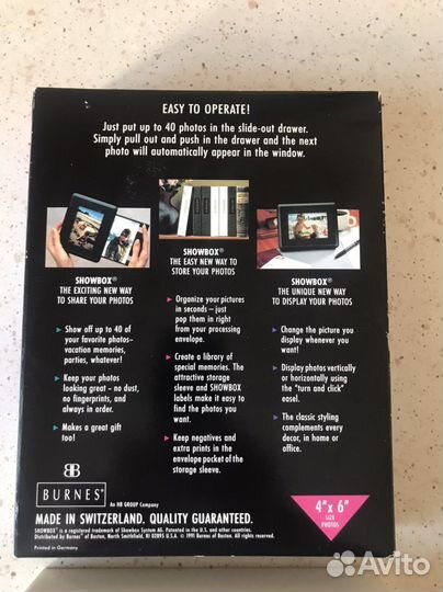 Новая. Рамка для 40 фото Made in Switzerland