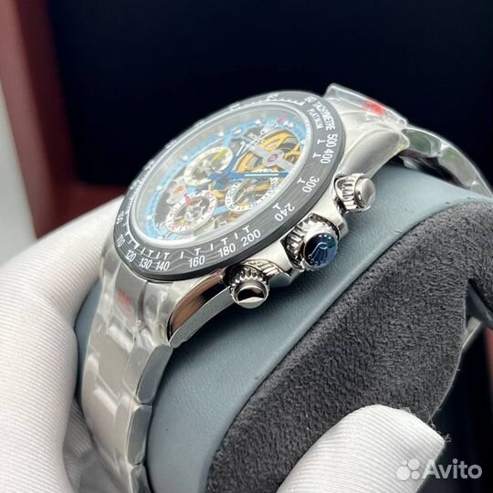 Rolex Daytona скелетон часы