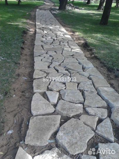 Щебень мелкий для дорожек в саду