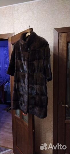Шуба норковая поперечка 46 48