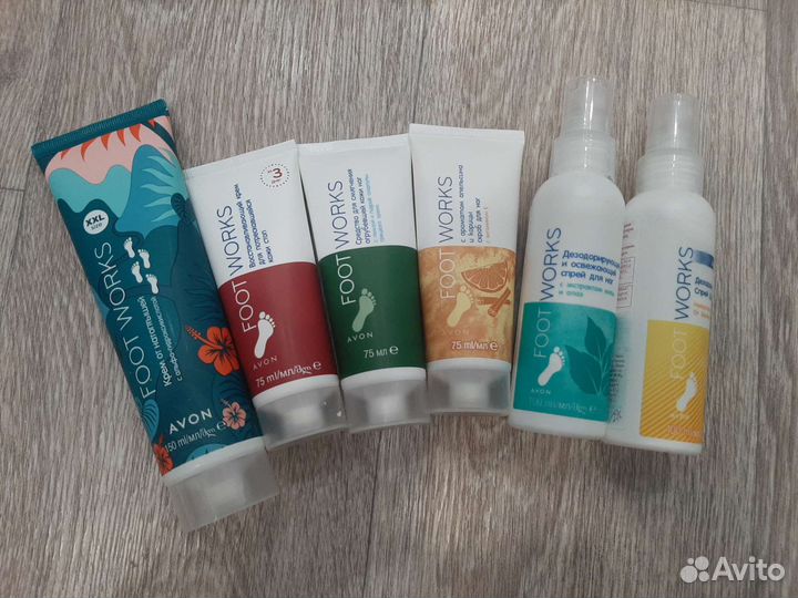 Кремы для рук и для ног avon и Фаберлик
