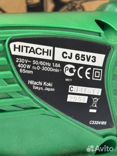 Лобзик hitachi CJ65V3