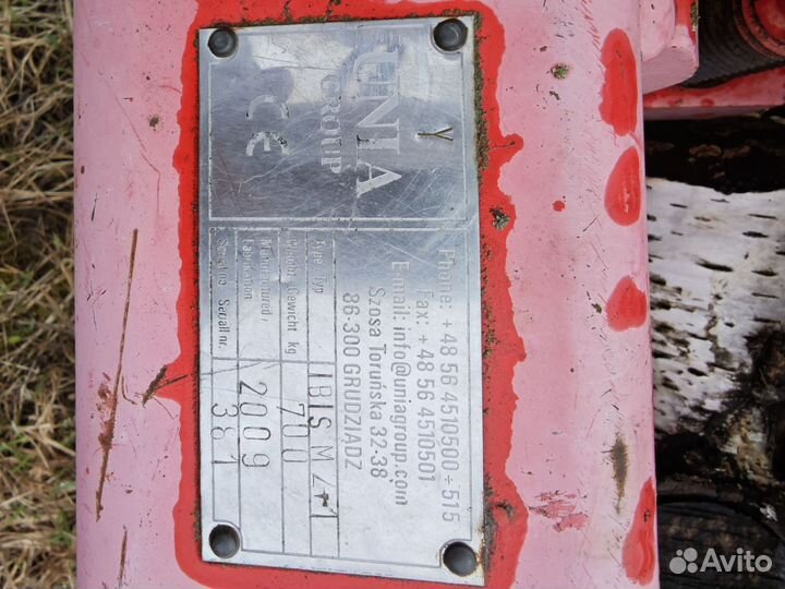 Плуг оборотный Unia (Ibis) 2009 г