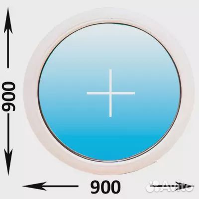 Круглое Окно 900 мм
