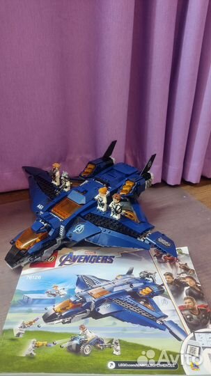 Lego marvel 76126 квинджет мстителей оригинал