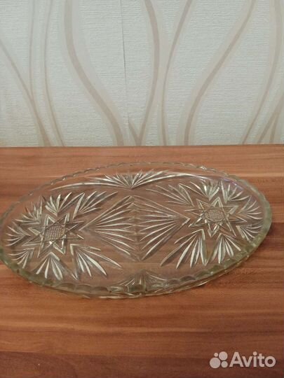 Хрустальная менажница из СССР