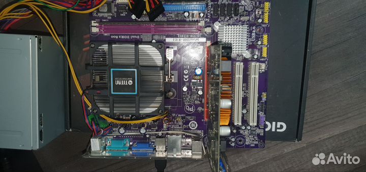 Плата ам2 + athlon x4 620