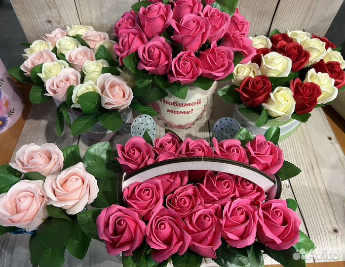 Букеты из мыла ручной работы