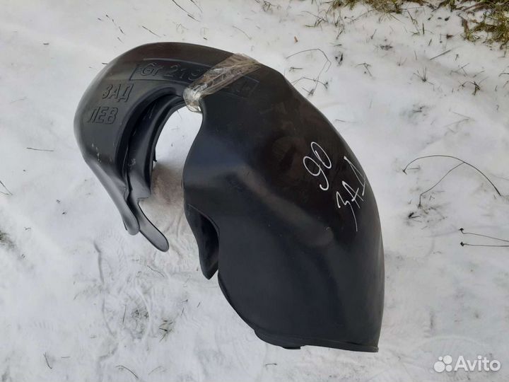 Защита задних арок лада гранта