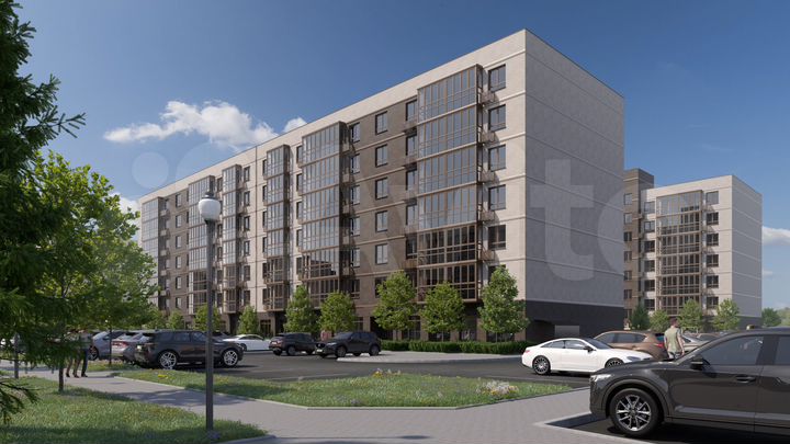 1-к. квартира, 44,3 м², 2/7 эт.