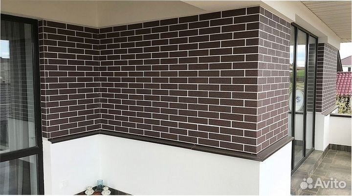 Гибкий кирпич амк на сетке для фасада и интерьера