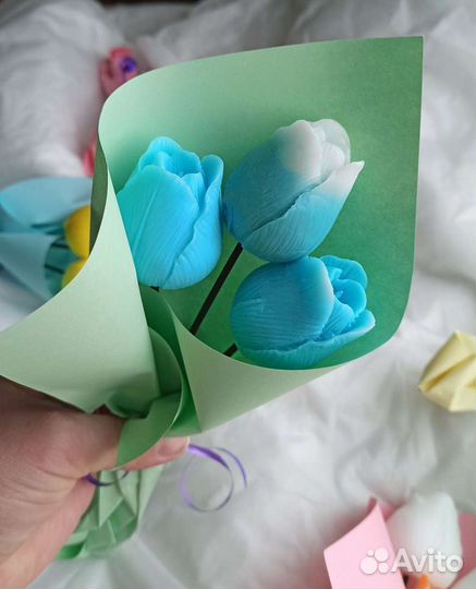 Букет из мыла ручной работы. 8 марта