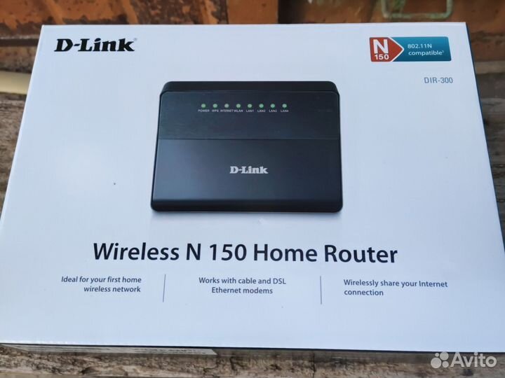 Wifi роутер d-link wireless N150 home router