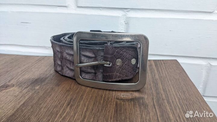 Мужской кожаный ремень ручной работы