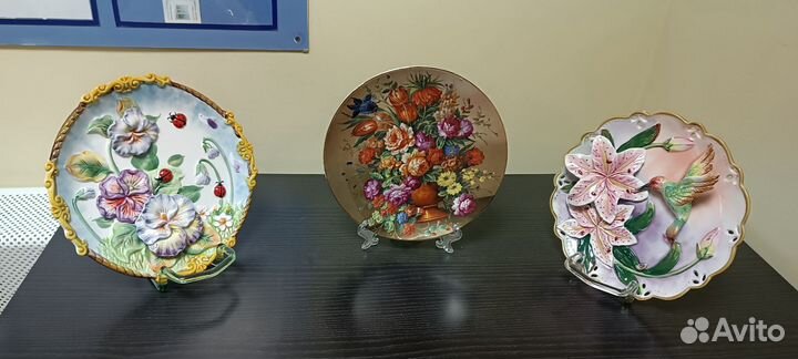 Тарелка фарфор настенная