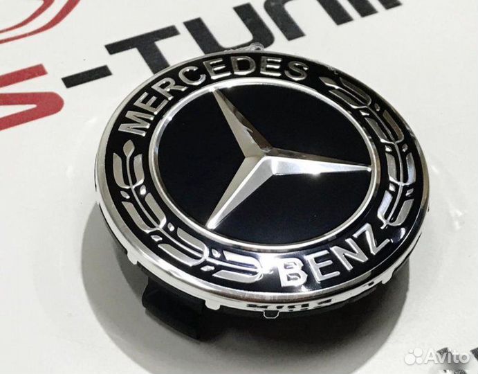 Колпачок Mercedes Benz Classic new черный 1 шт