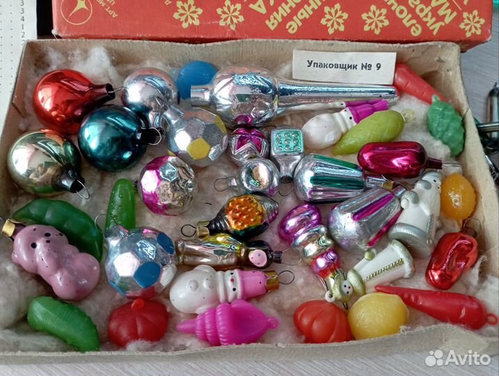 Елочные игрушки СССР
