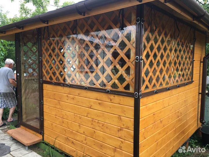 Мягкие окна на веранду, беседку круглый год