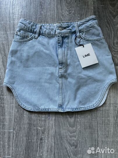 Джинсовая юбка lime