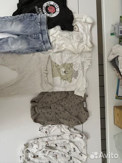 Пакет вещей next, hm, mothercare 3-6 месяцев