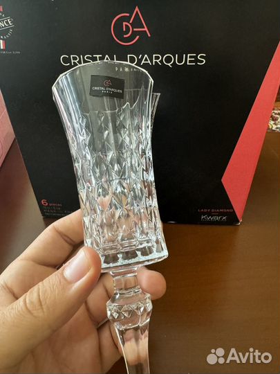 Crystal d arques бокалы для шампанского набор 6шт