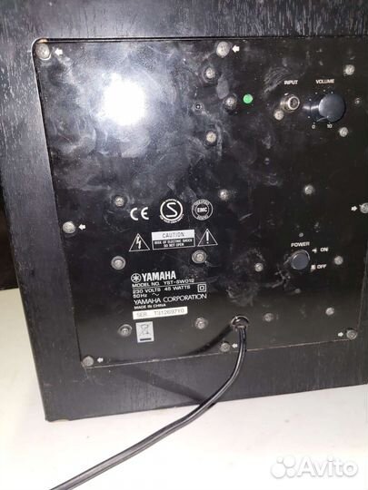Домашний сабвуфер yamaha yst-sw012