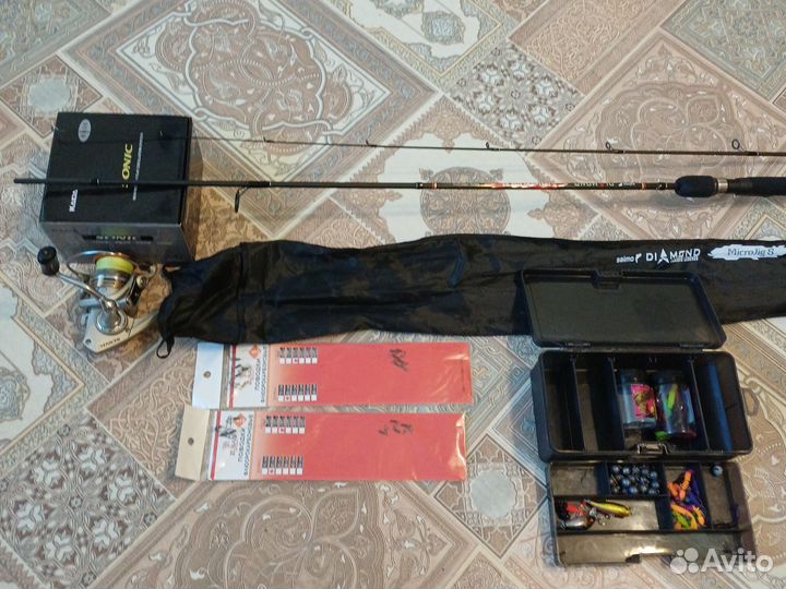 Спиннинг ультралайт с катушкой