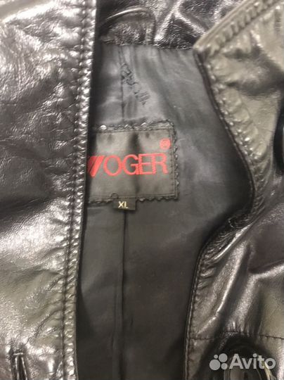 Кожаный плащ