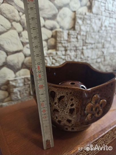 Ваза керамическая для экибаны СССР