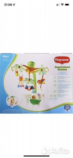 Мобиль tiny love с пультом управления