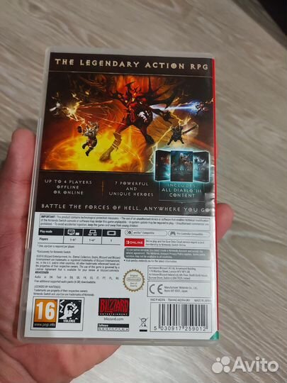 Diablo 3 nintendo switch