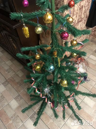 Елка искусственная СССР,160 и 60 см