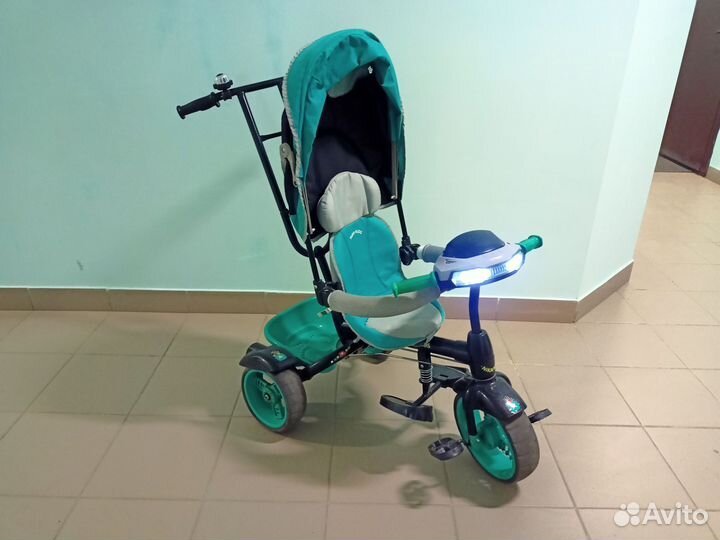 Велосипед с родительской ручкой