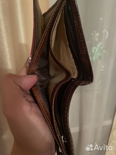 Кошелек мужской кожаный ручной работы