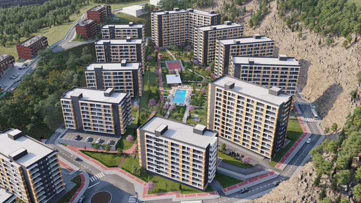 1-к. квартира, 69,7 м² (Грузия)