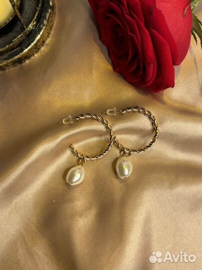 Серьги с жемчугом