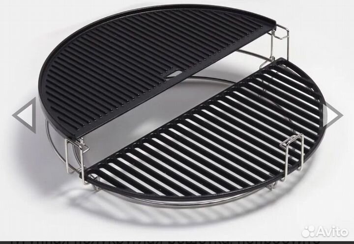 Сковорода двухсторонняя чугунная для Kamado Joe