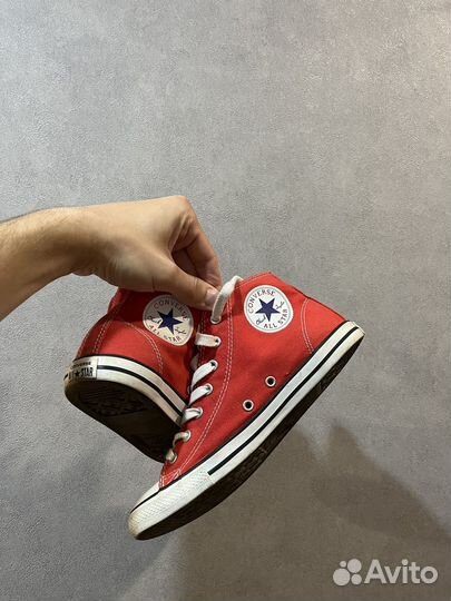 Converse кеды красные