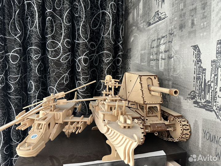Сборные модели из дерева