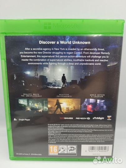 Control xbox one (б/у, англ.)