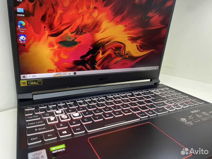 Ноутбук Acer nitro 5, i5-10300H, RAM 16гб, SSD 512