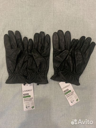 Мужские кожаные перчатки