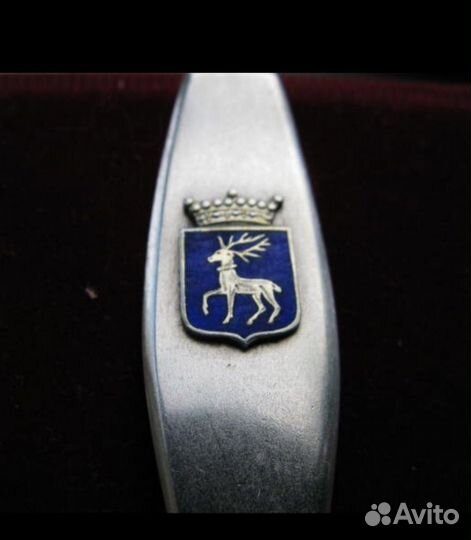 Серебряная столовая ложка