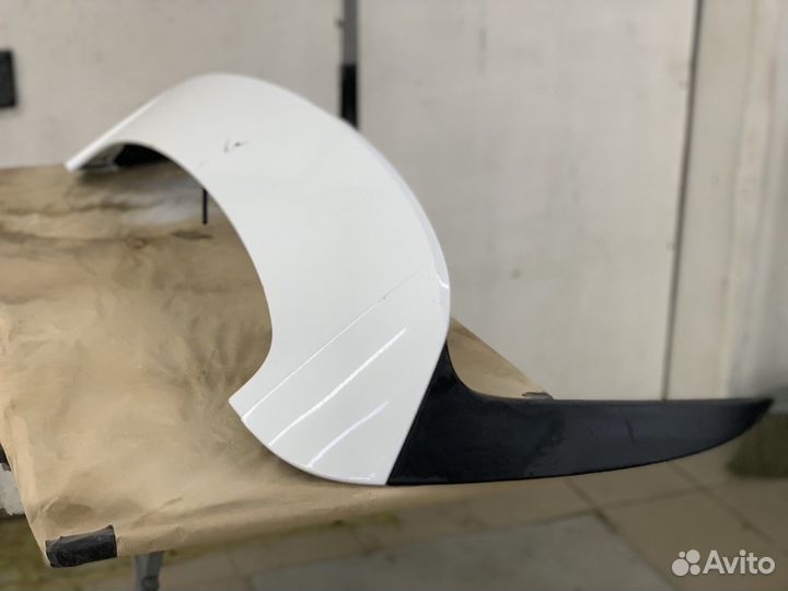 Задний спойлер на kia rio x-line