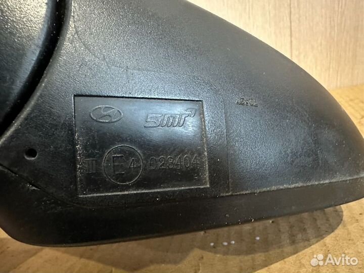 Зеркало левое Hyundai Solaris l