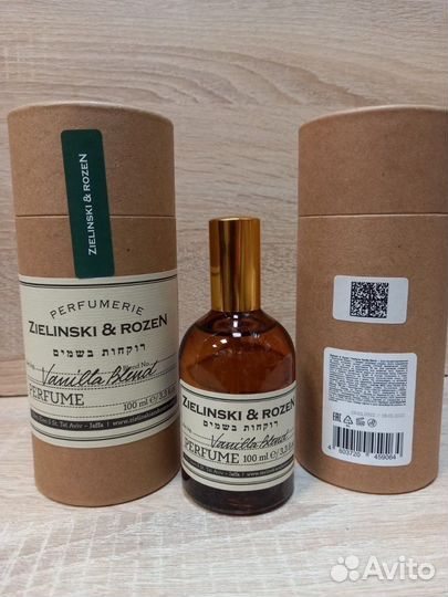 Духи Zelenski & Rozen аромат Vanilla Blend