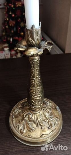 Подсвечник СССР латунь Канделябр