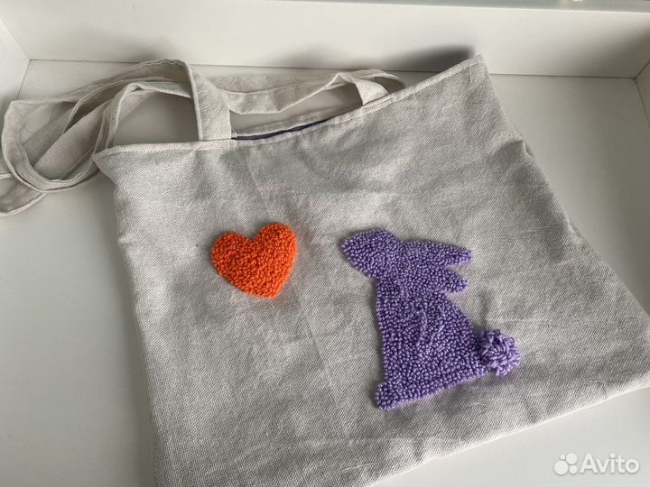 Сумка-шоппер с ковровой вышивкой