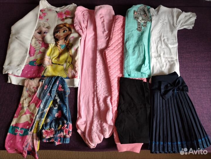 Вещи для девочки пакетом 122