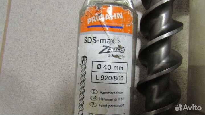 Бур prodjahn SDS-max D40 L920/800